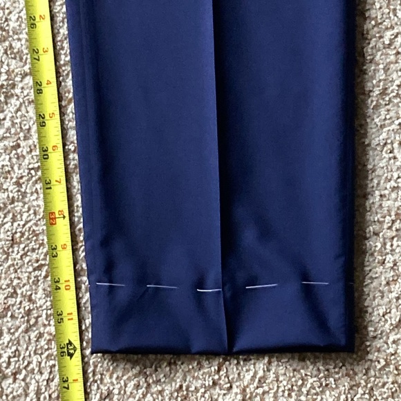 NWOT Brunello Cucinelli Men’s Navy Lightweight Wool Trousers Pants IT60 US 42-44 - Picture 13 of 16